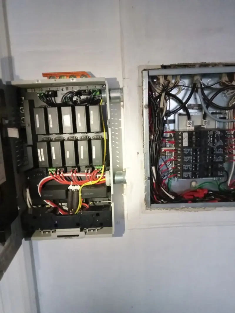 Electrical panel upgrade completed for Security Camera Wiring in Lake Elsinore
